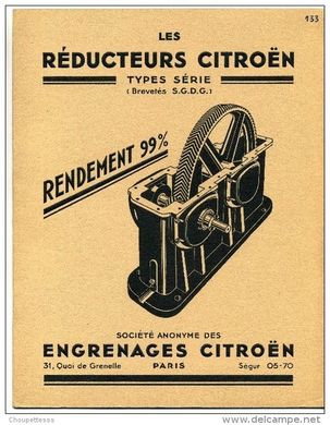 engrenages citroen